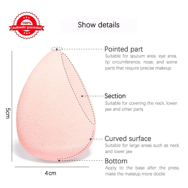 Makeup Makeup Sponge Concealer Smooth Cosmetic Powder Puf - 5