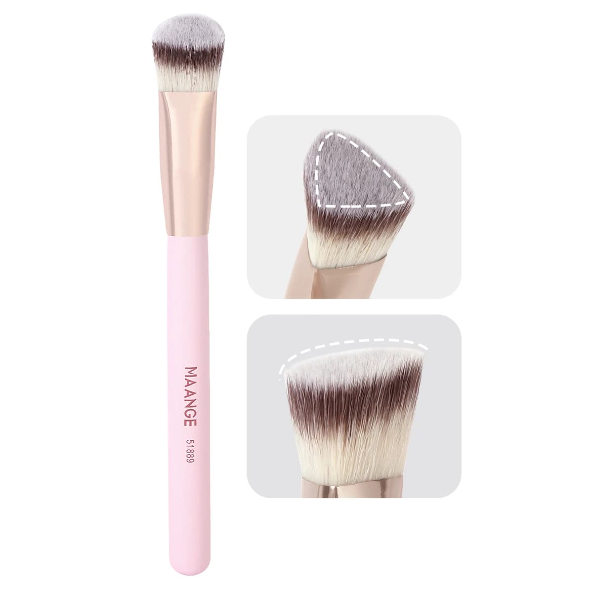 MAANGE MAANGE Under Eye Concealer Makeup Brush Triangle F - 1