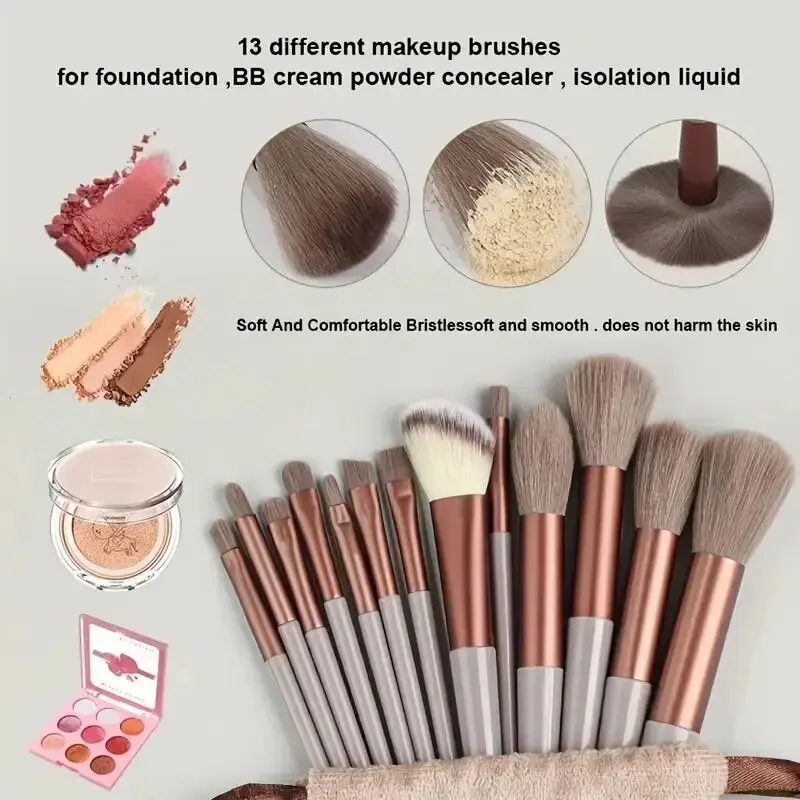 Makeup Makeup Brush Set Soft Fluffy Professiona Cosmetic  - 2
