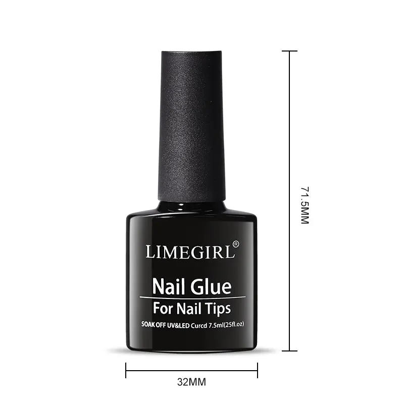 LIMEGIRL LIMEGIRL Nail Tips Glue Gel 7.5ml uv Glue for fals - 5