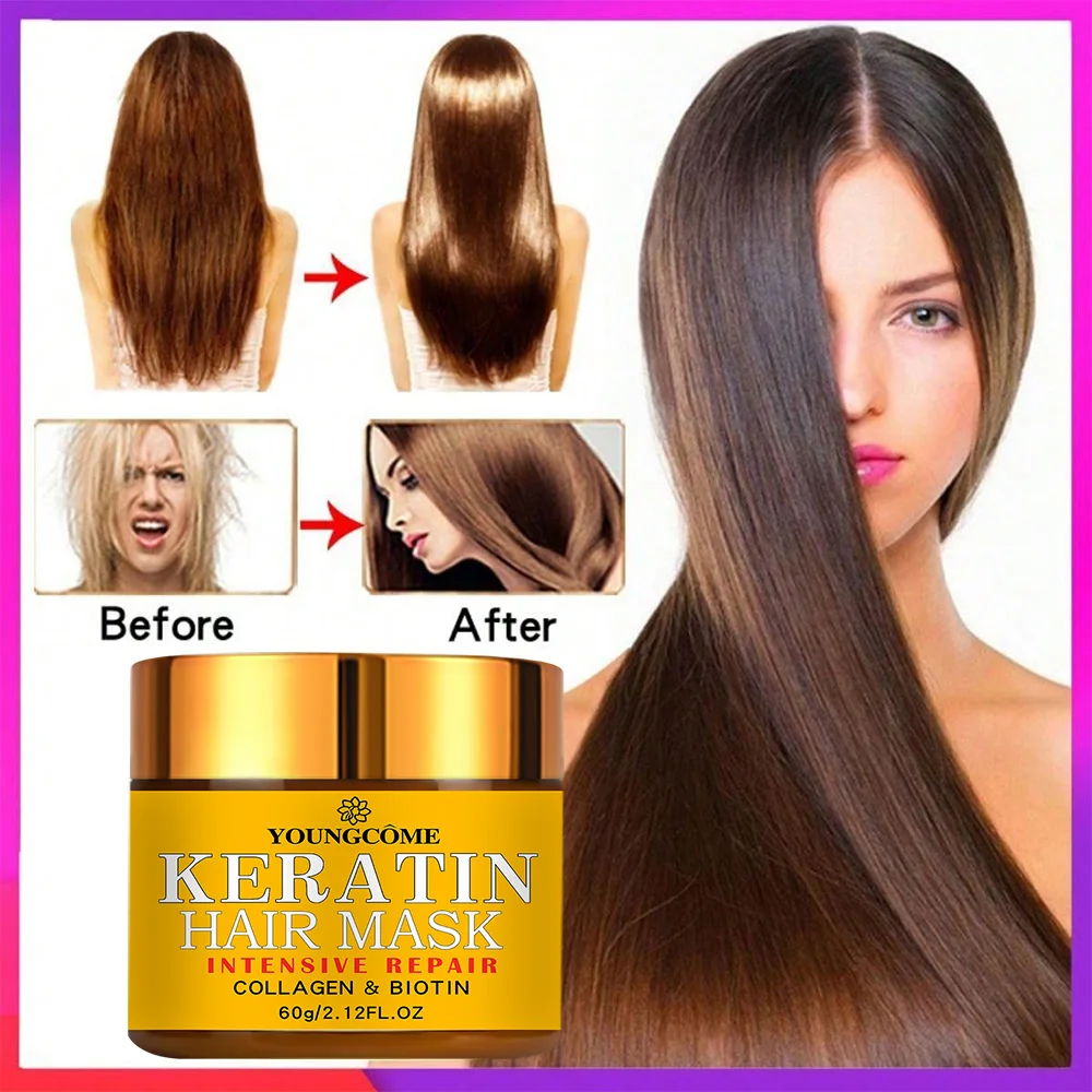 Hair Hair Repairs Hair Mask Biotin Collagen Keratin Tre - 2