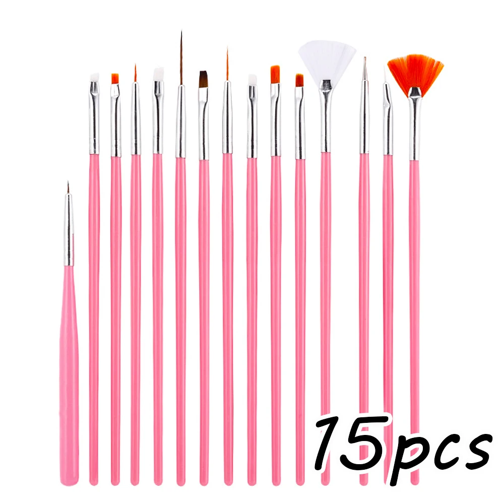 Nail Nail Art Pen Brush UV Gel DIY Painting Liner Pen S - teinte sélectionnée