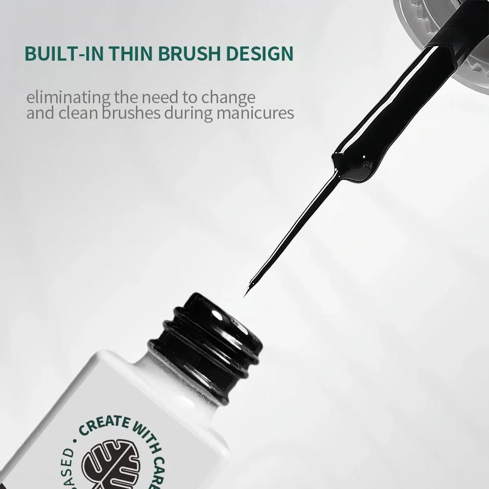 NAILPOP NAILPOP Gel Nail Polish Liner 8ML 5 Colors Nail Ar - 3