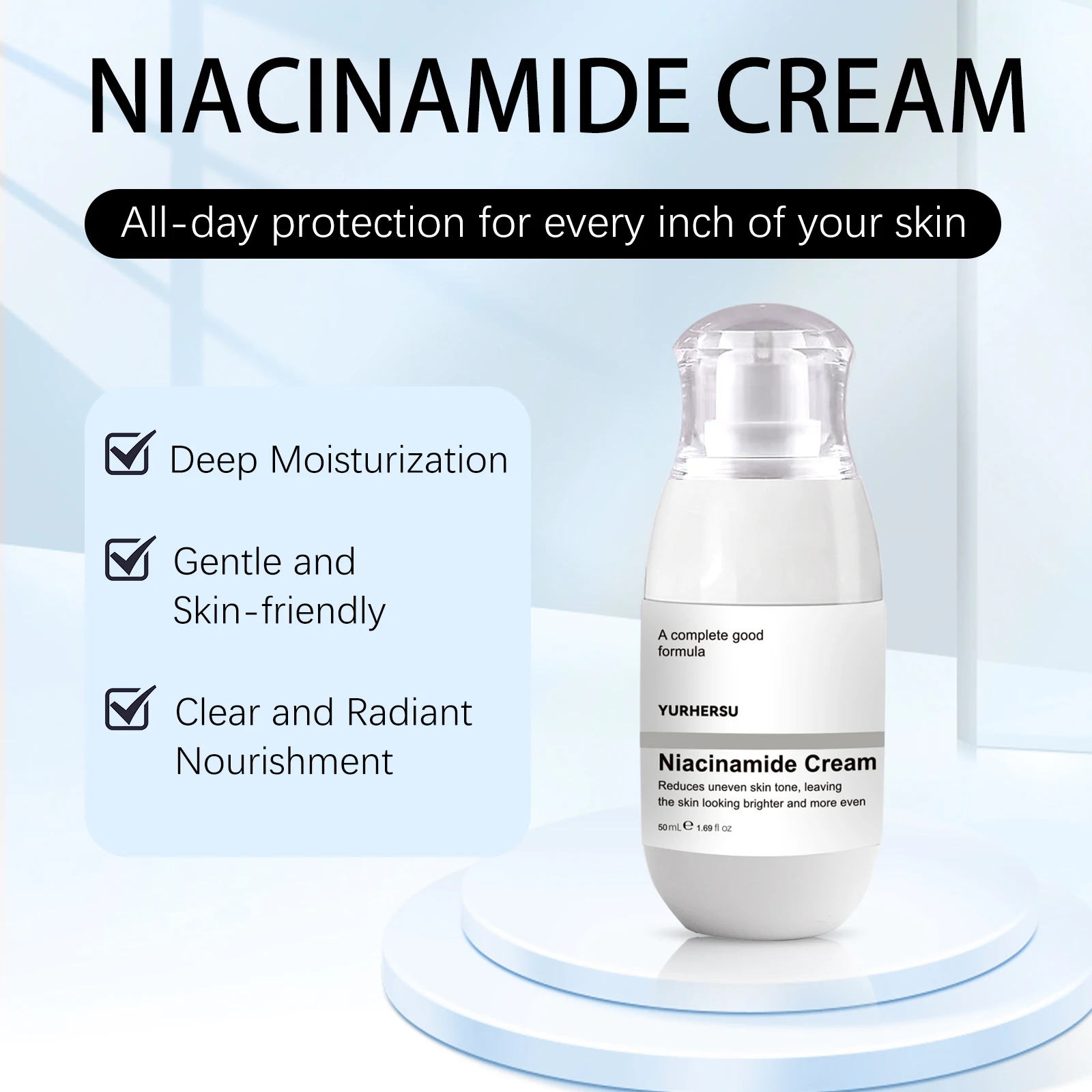 Niacinamide Niacinamide face cream, minimizes pores, moisturiz - 3