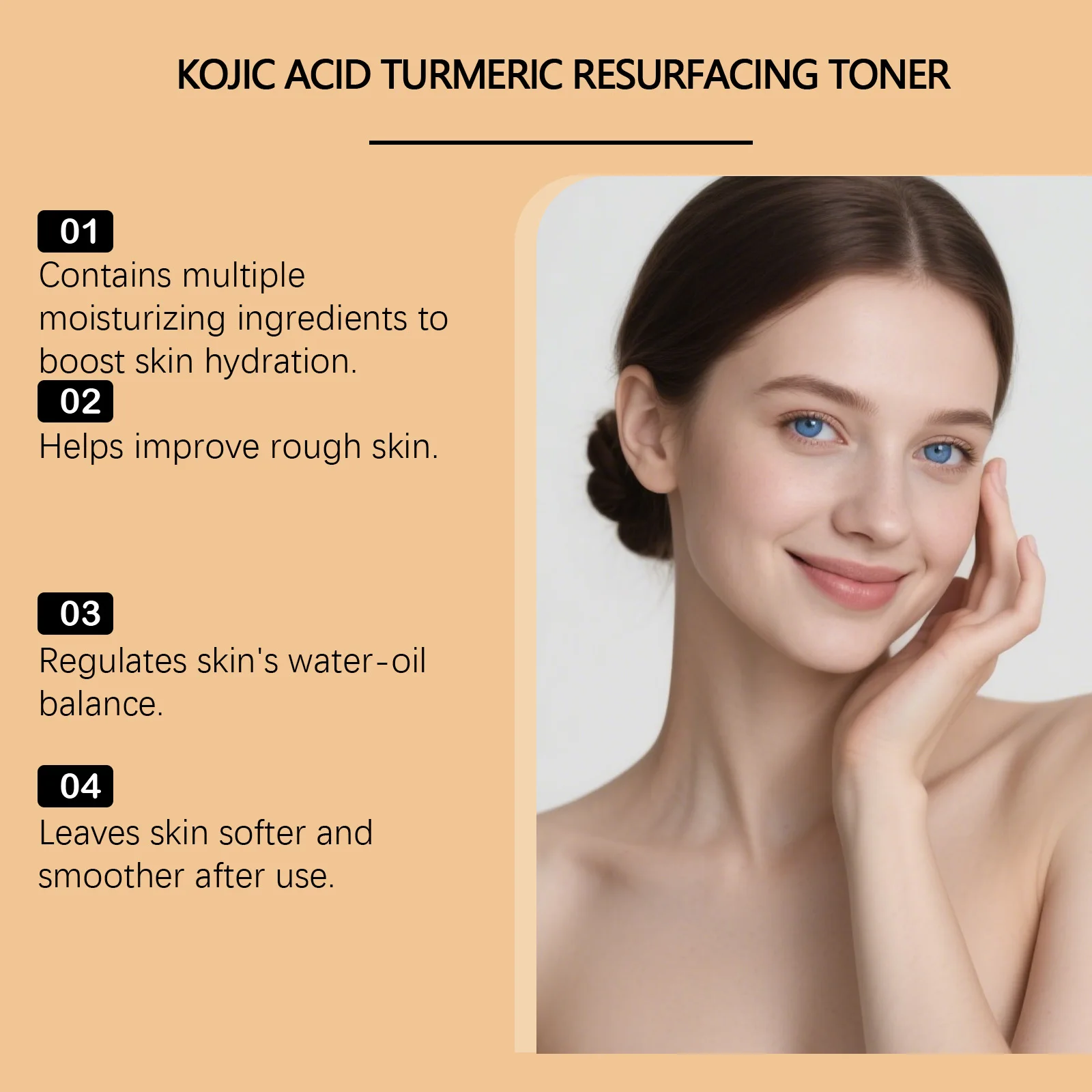 Brightening Brightening Kojic Acid Turmeric Toner Soothing Hyd - 3