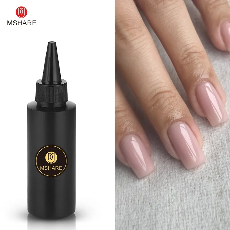 MSHARE MSHARE Milk Milky Pink Rubber Base Coat Color Nail - 5