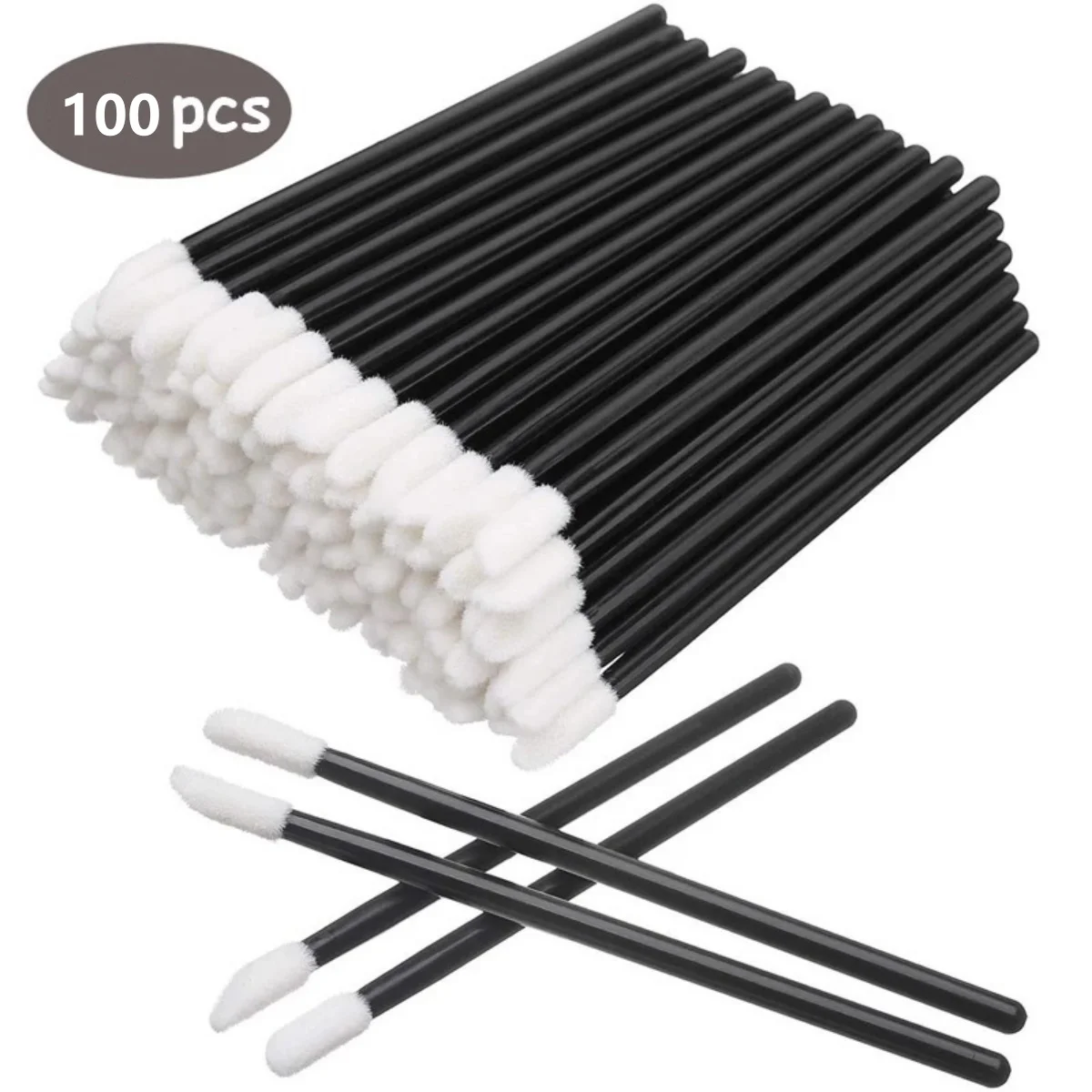50/100 Sposable Lip Brush Eyelash Makeups Microbru - 3
