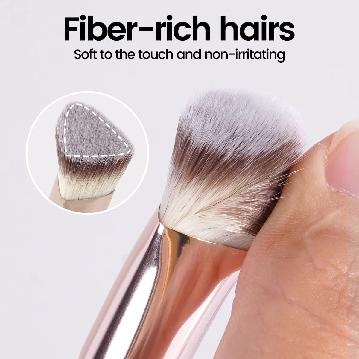 MAANGE MAANGE Under Eye Concealer Makeup Brush Triangle F - 3