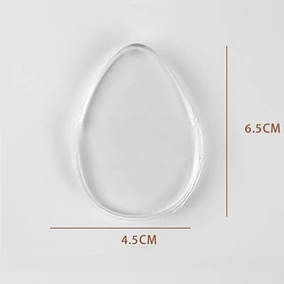 Applicateur Silicone Translucide – Éponge Maquillage Anti-Gaspillage - teinte sélectionnée