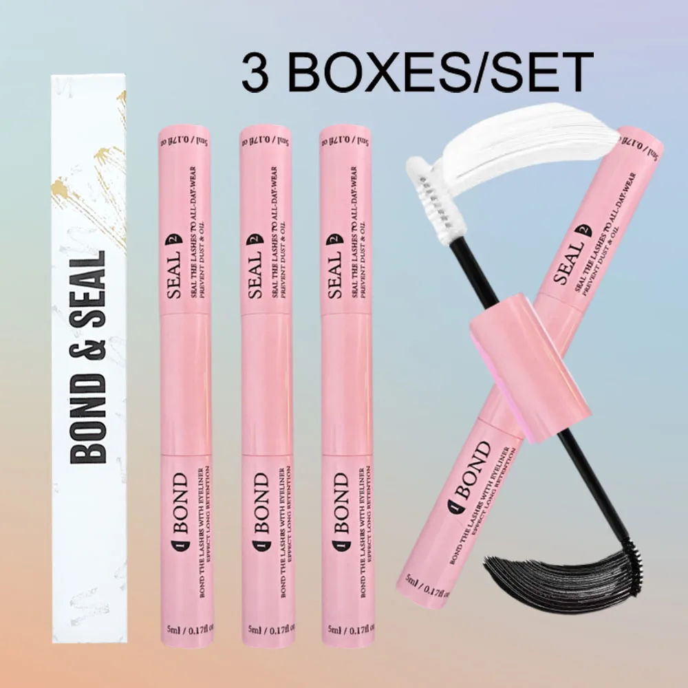 Lash Lash Bond and Seal 10ml Individual Lashes Glue and - 2