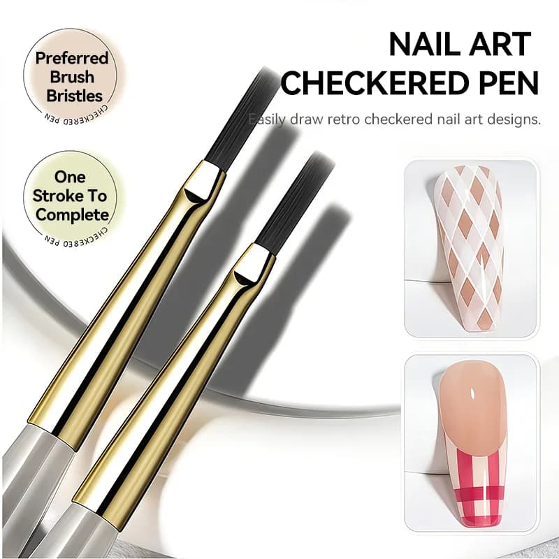 Professional Professional Nail Art Brush Tip Painting Drawing C - 4