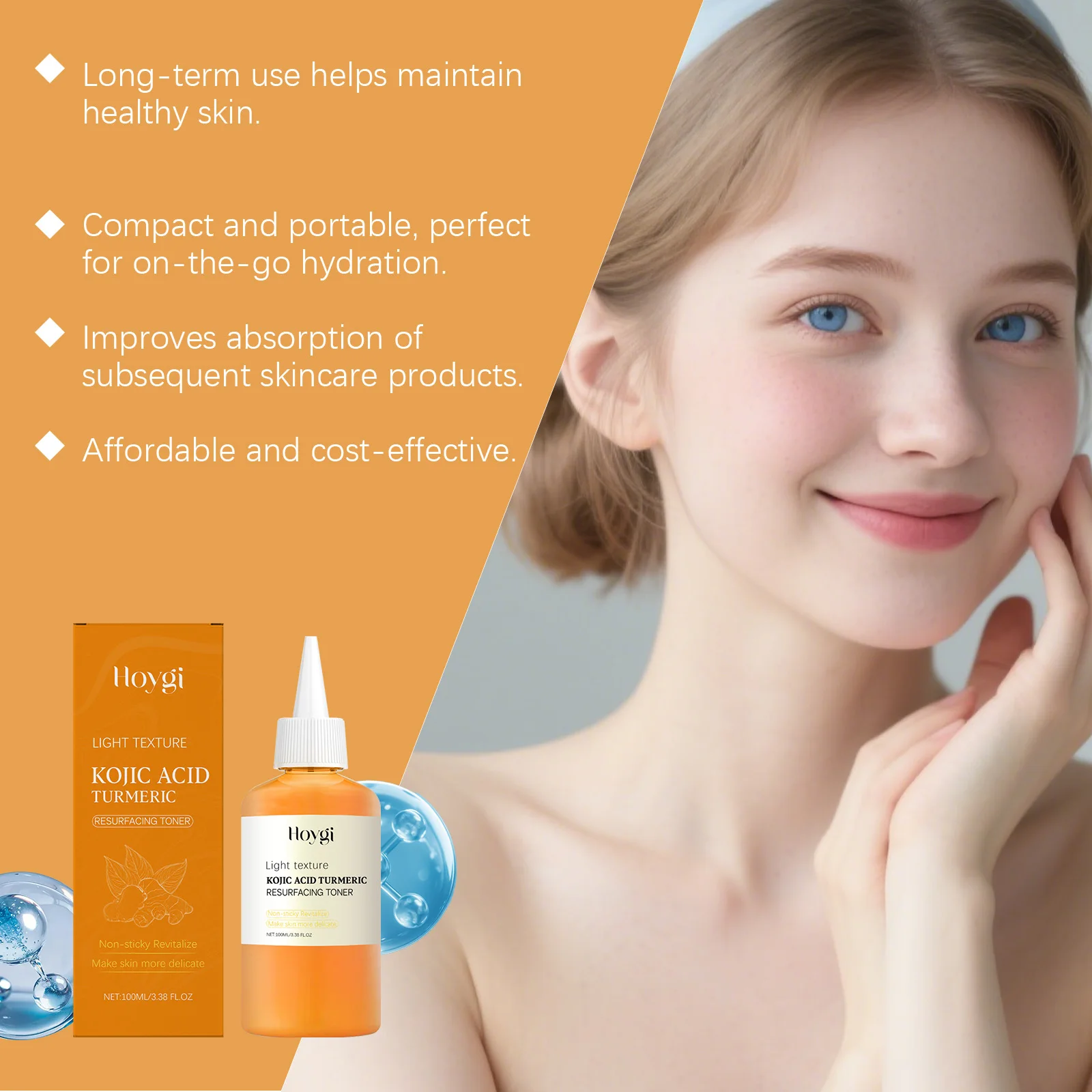 Brightening Brightening Kojic Acid Turmeric Toner Soothing Hyd - 4