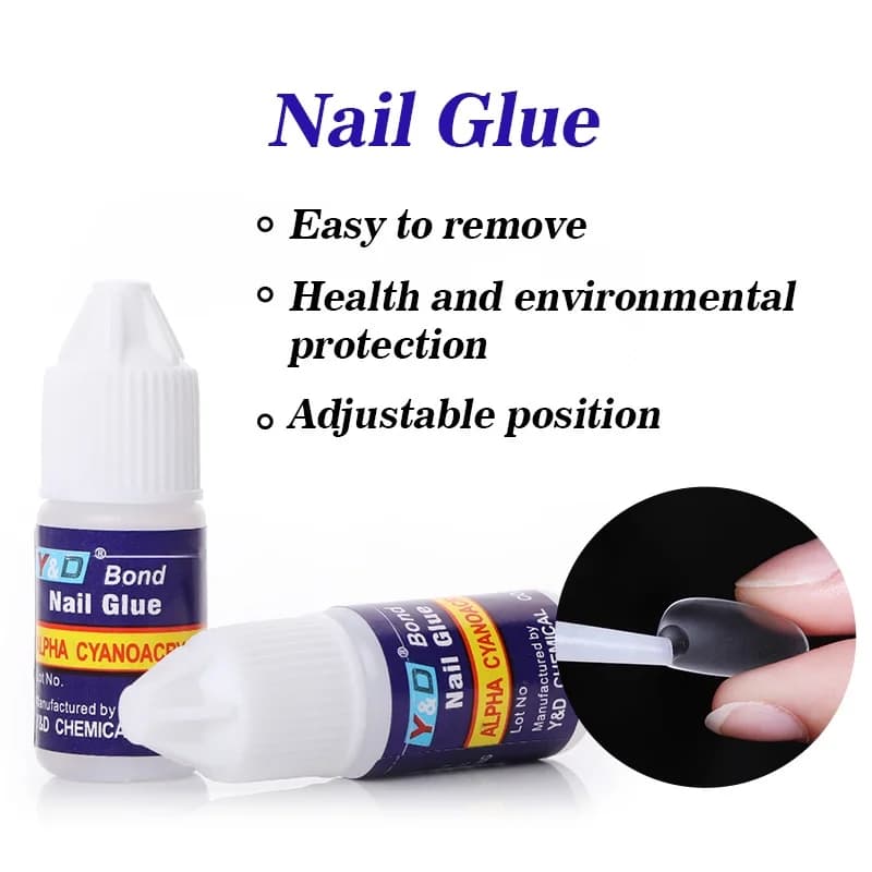 Super Super Strong Nail Bond Glue Acrylic Tips & Rhinest - 4