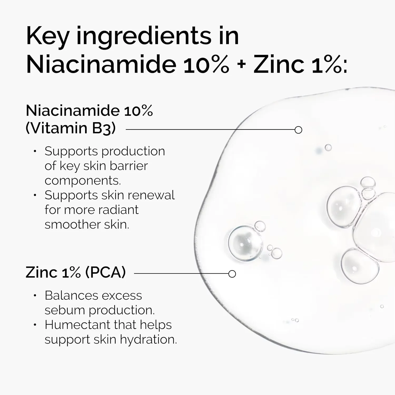 10% Niacinamide 1% Zinc Face Serum 30ml, Oil Contr - 4