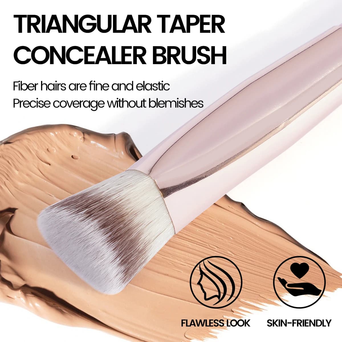 MAANGE MAANGE Under Eye Concealer Makeup Brush Triangle F - 4
