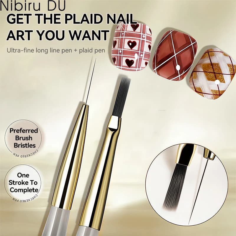 Professional Professional Nail Art Brush Tip Painting Drawing C - 2