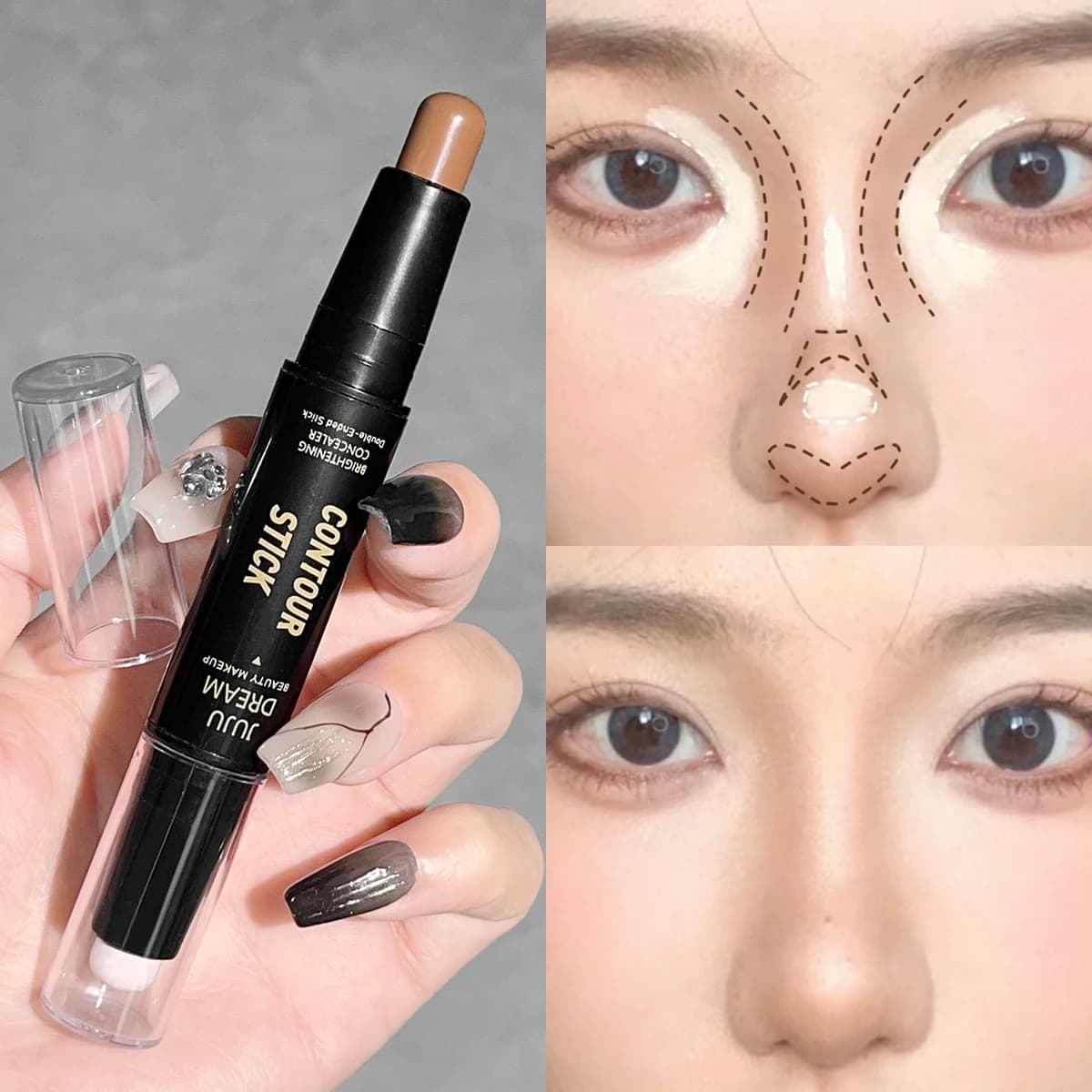 Dual-ended contour stick, facial foundation, conce - 3