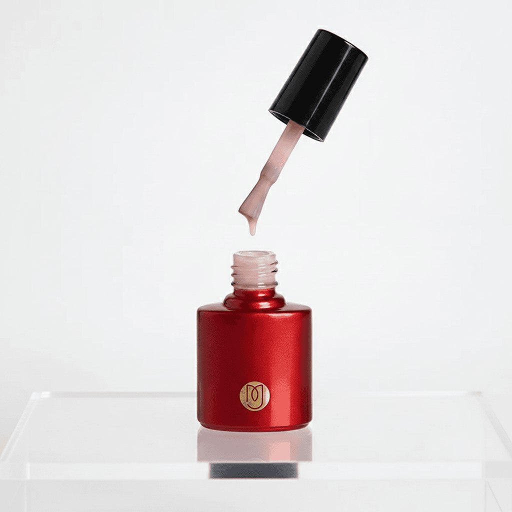 MSHARE - Base Gel Rubber Rose Laiteux Camouflage - 1