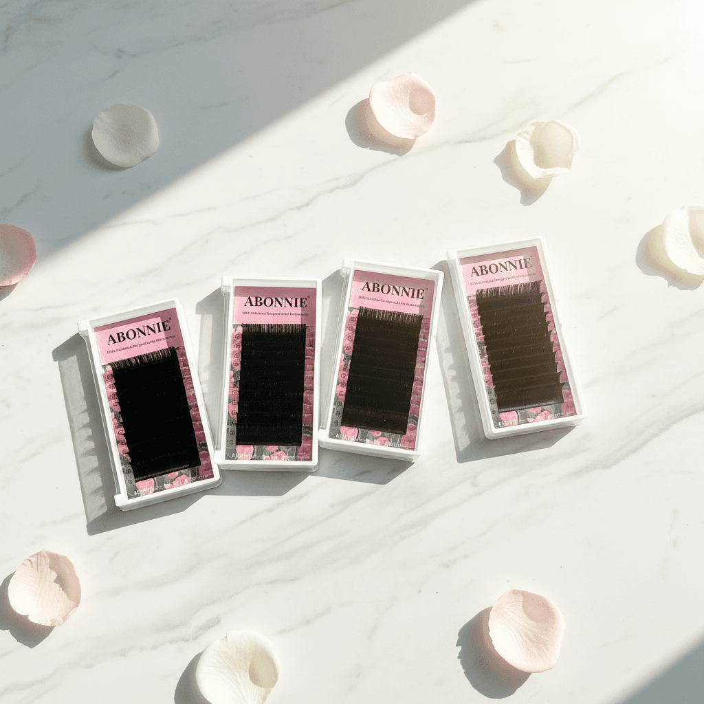 ABONNIE ABONNIE Matte Black Easy Fan Lashes Cashmere Bloom - 1