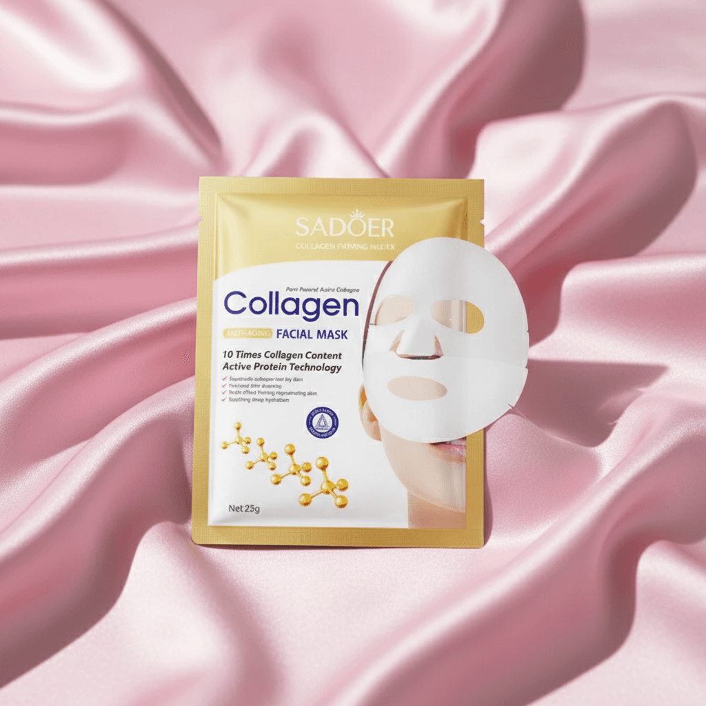 Soin Coréen - Masque Visage au Collagène Anti-Rides et Éclat - 2