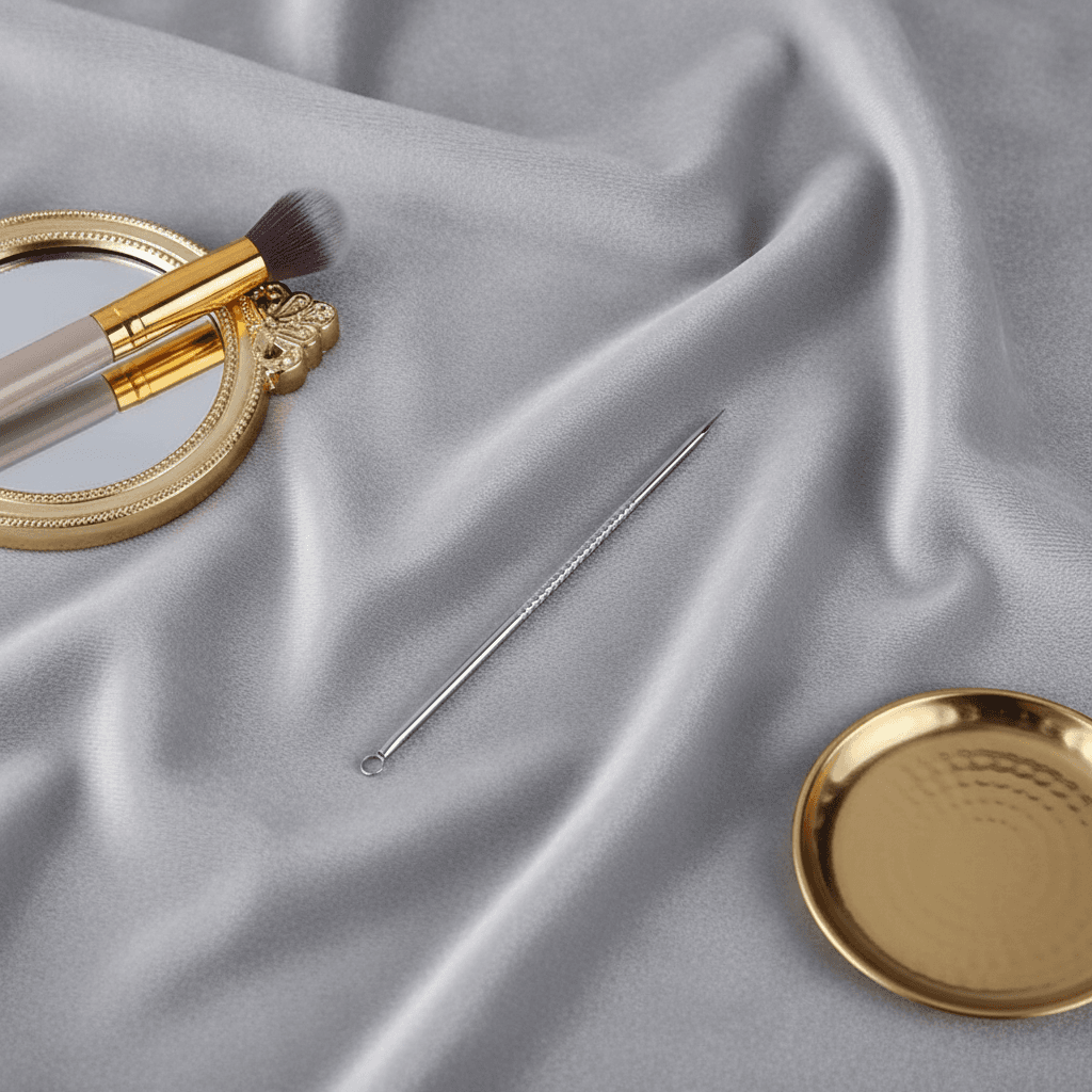 Kit d'Outils d'Extraction Acné & Points Noirs en Acier Inoxydable - 1