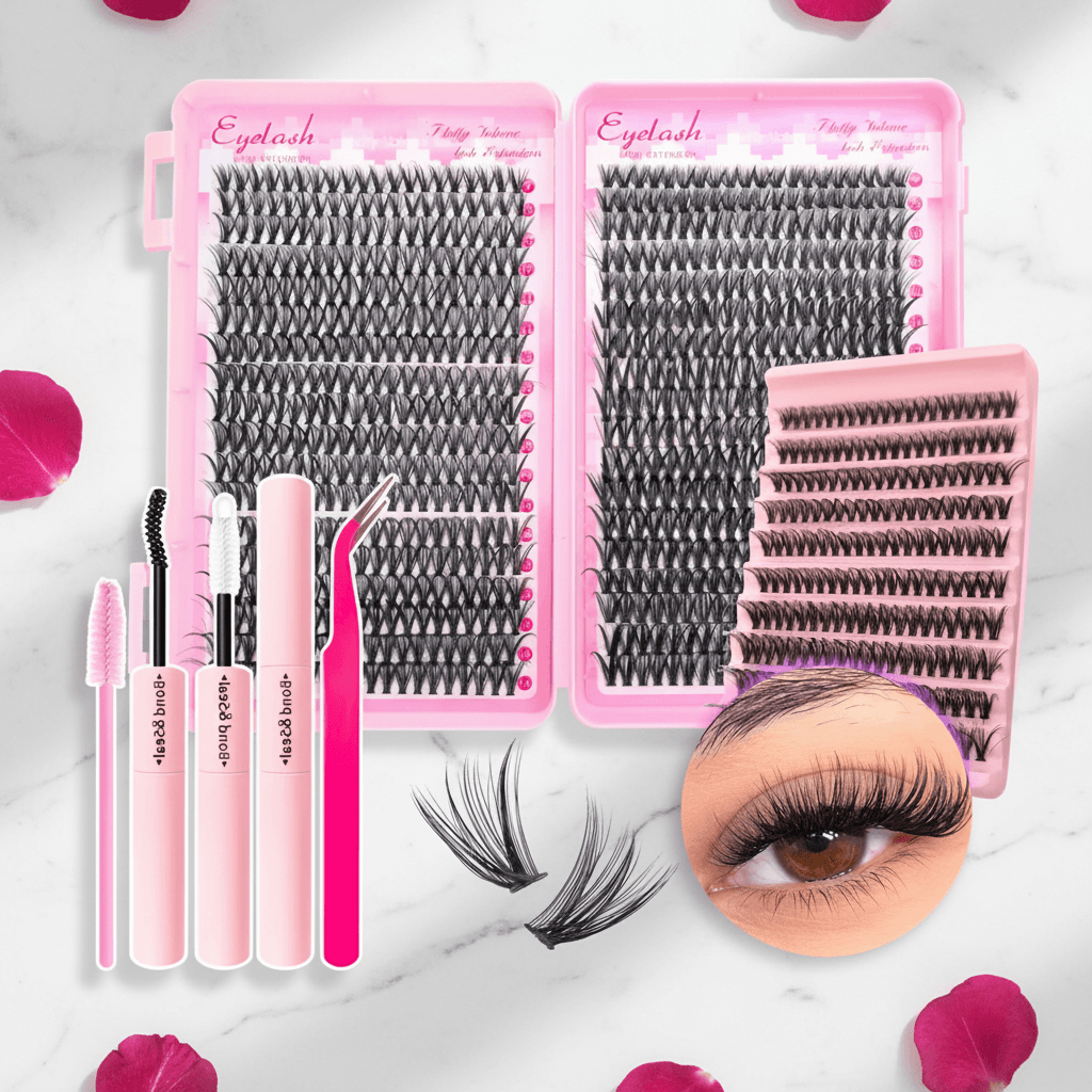 Wimpern Extensions Kit - Luftiges Volumen und Geschmeidigkeit - 1