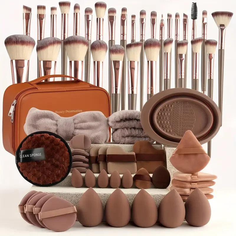 Premium Premium Makeup Brushes Set Soft Fluffy Beauty Cosm - 1