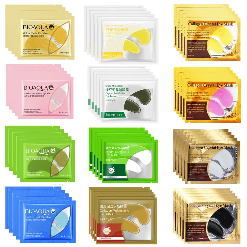 Hayoss: Kristall Augenpads mit Schwarzem Kollagen - 1