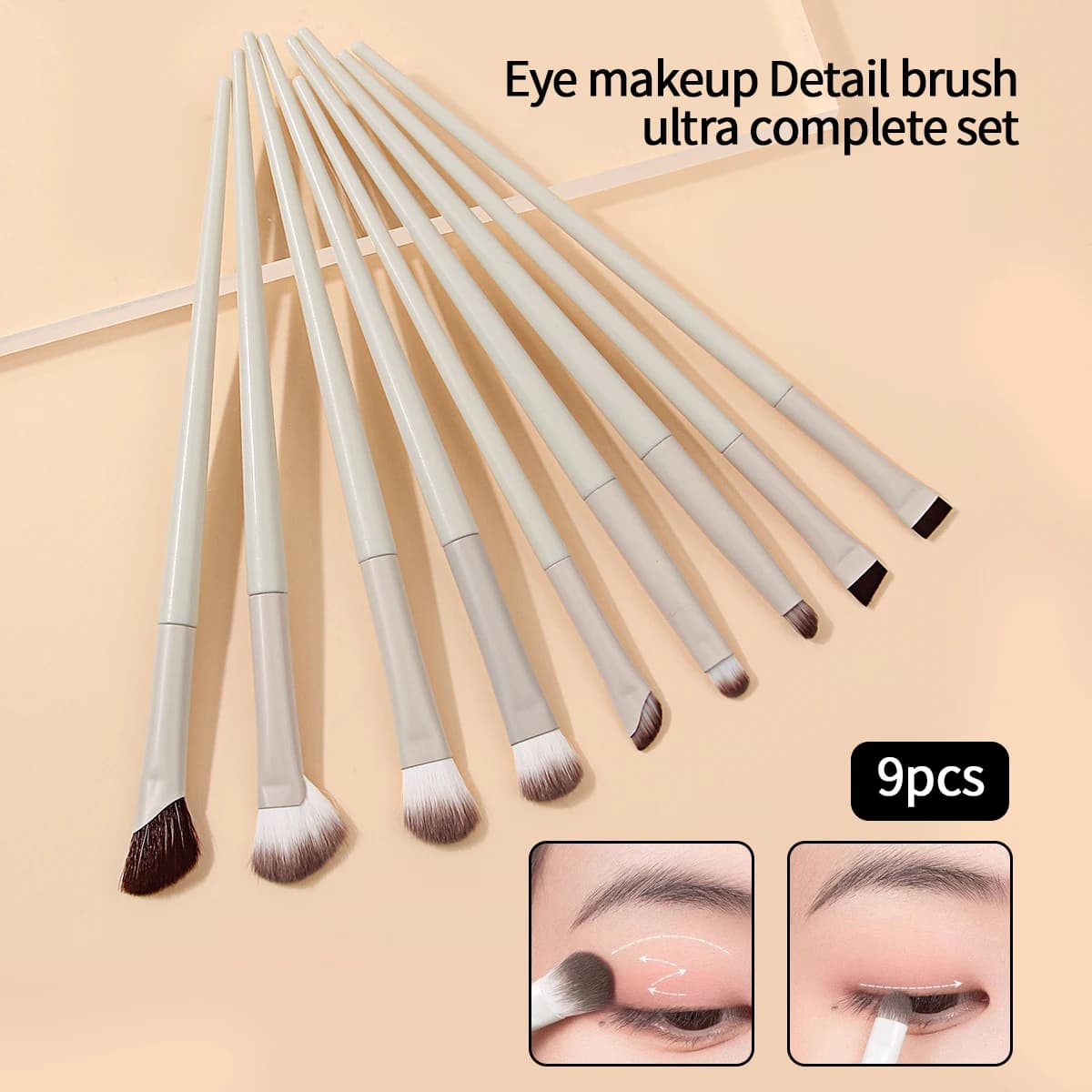 Professional Professional Eye Makeup Brush Set, Ultra-Thin Blad - 1
